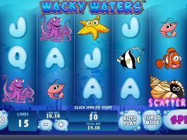 Play free slot game Wacky Waters no deposit