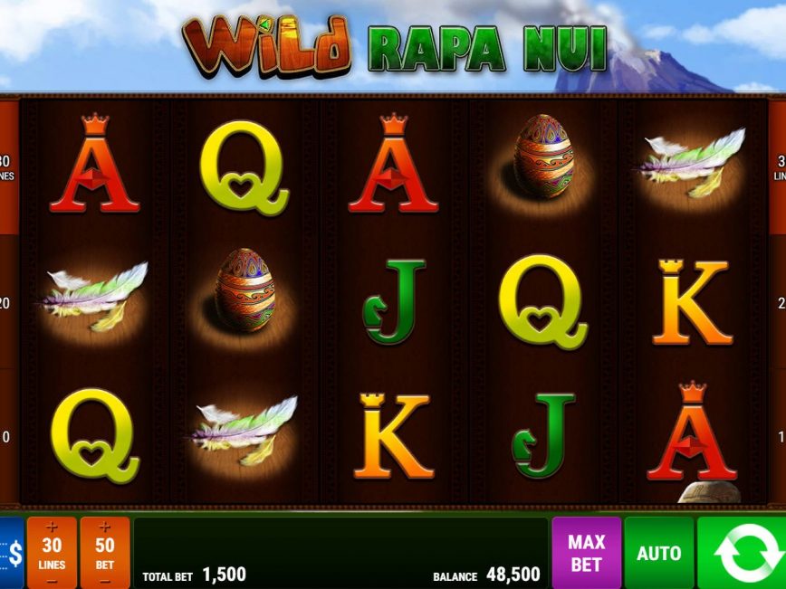 A picture of the casino free game Wild Rapa Nui