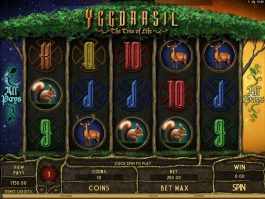 A picture of the online slot game Yggdrasil - The Tree of Life