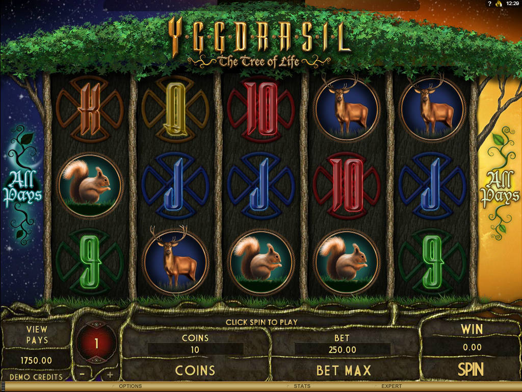 Yggdrasil The Tree Of Life Slot Machine