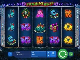 Play free online slot game Zombirthday